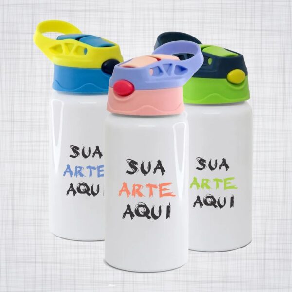 Squeeze Infantil Personalizada 500ml - Com Bico de Silicone