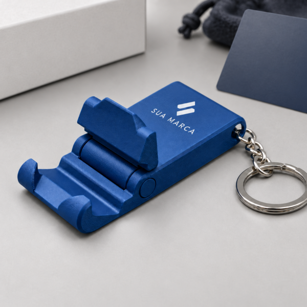 Chaveiro Suporte para Celular Dobrável